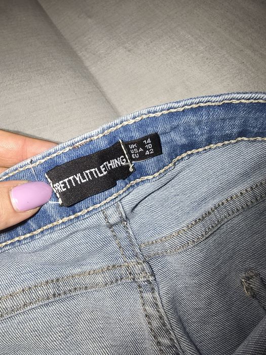 Jeansy damskie  niebieskie