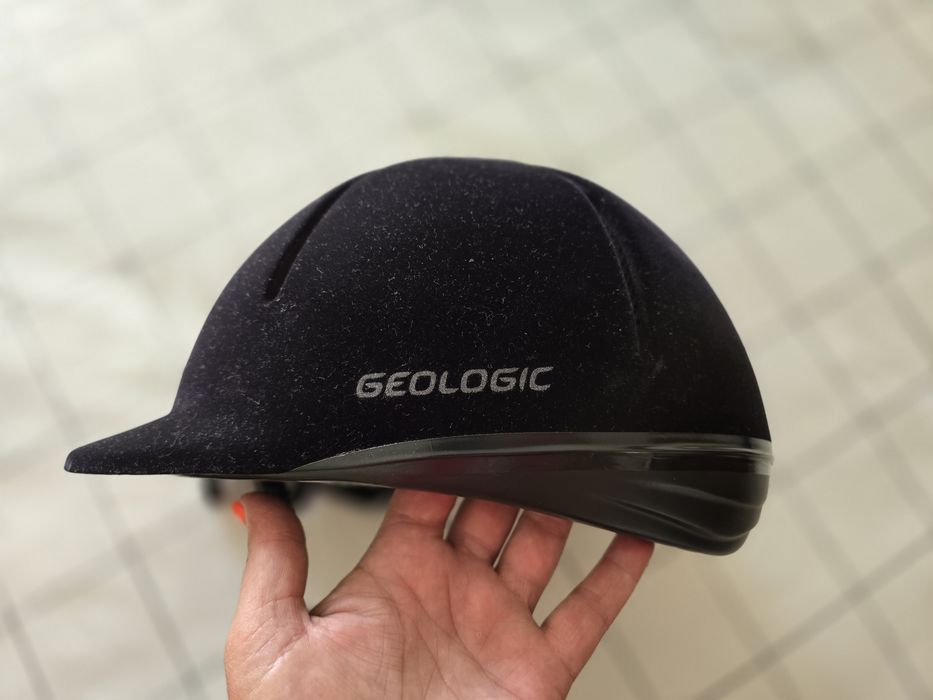 Casco equestre Geologic preto