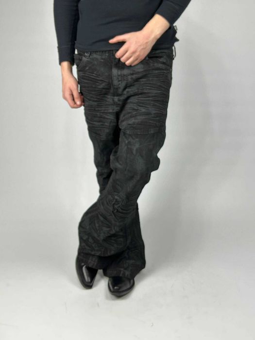 Джинси чорні штани штаны черные flared клеш джинсы кльош jeans draping