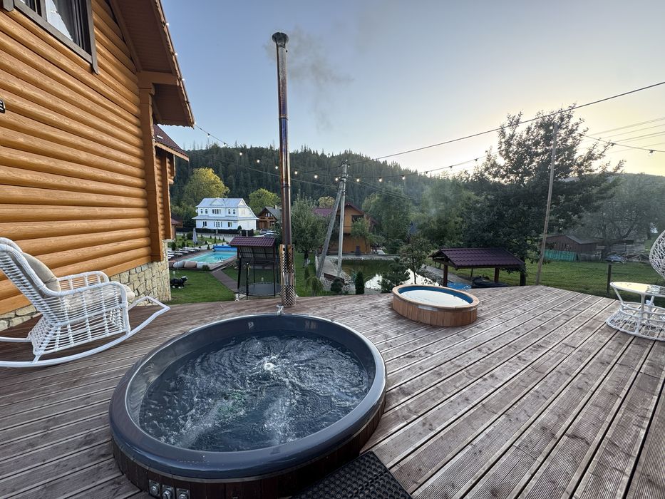 Чан  -джакузі +сауна