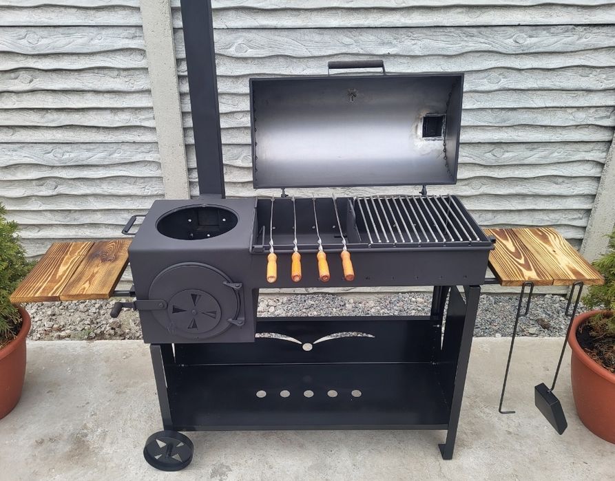 • 5мм! • В НАЯВНОСТІ! • Мангал Барбекю, Гриль, Піч під Казан, Смокер