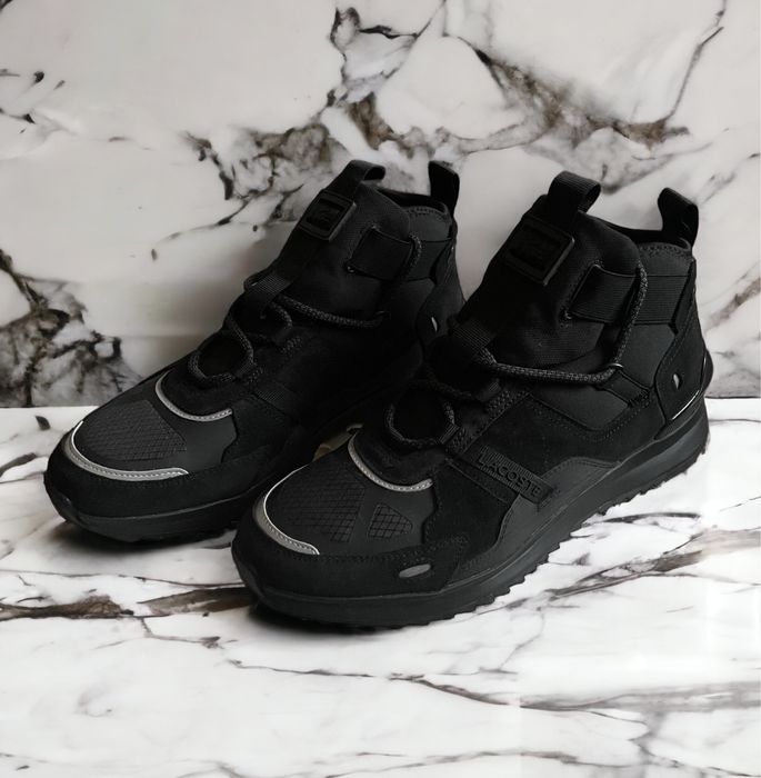 29 29.5 см 10.5 11 us 44 45 Lacoste run Breaker ботинки чоботи черные