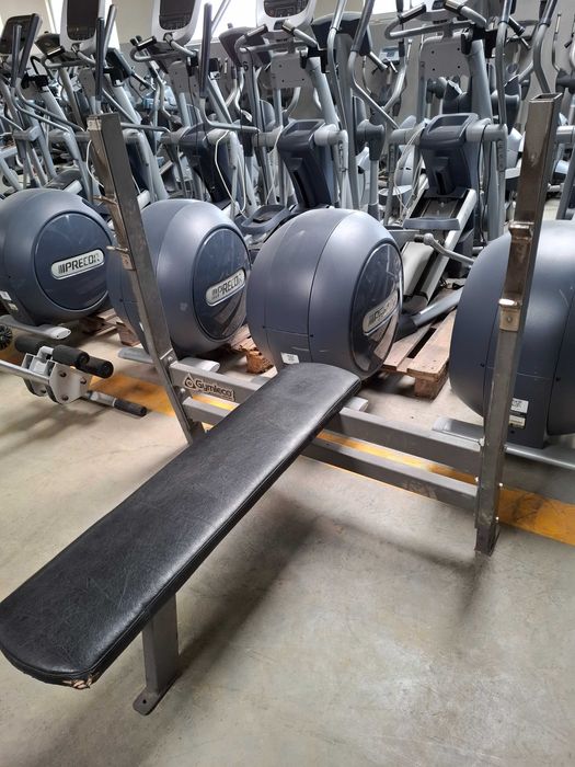 Ławka płaska pod sztangę Gymleco w stanie "as is"