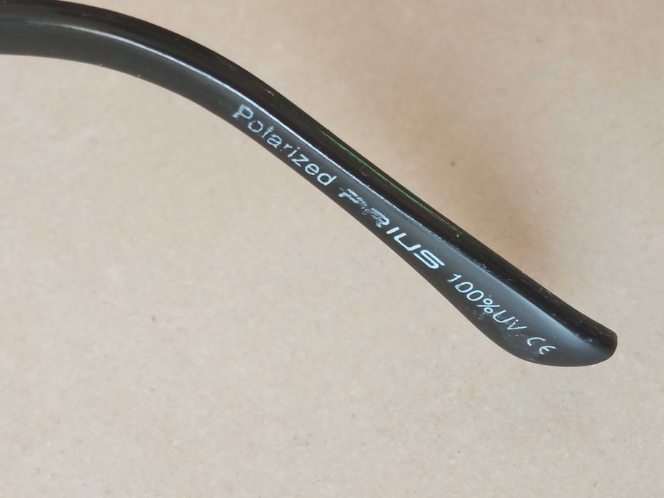 Okulary przeciwsłoneczne Pilotki Polarized Glare protection Czarne