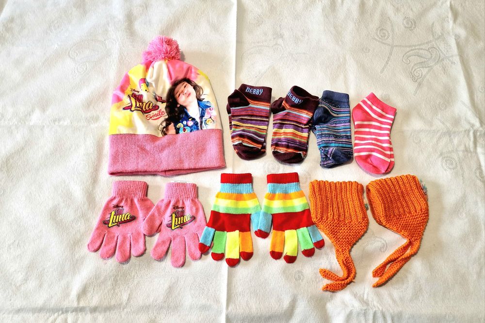 Lote de acessórios para menina