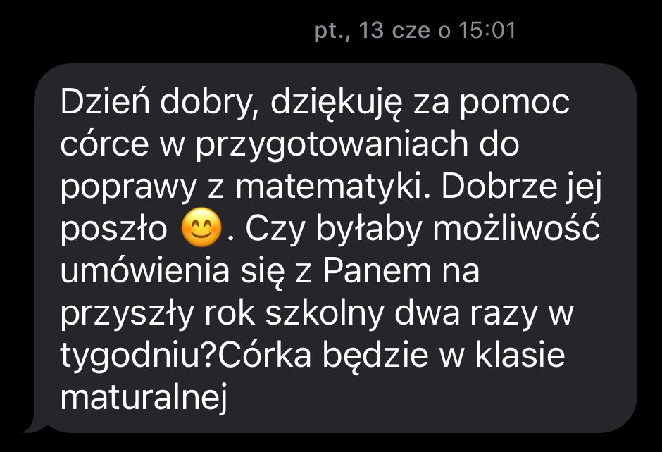 Korepetycje Matematyka - matura i egzamin ósmoklasisty