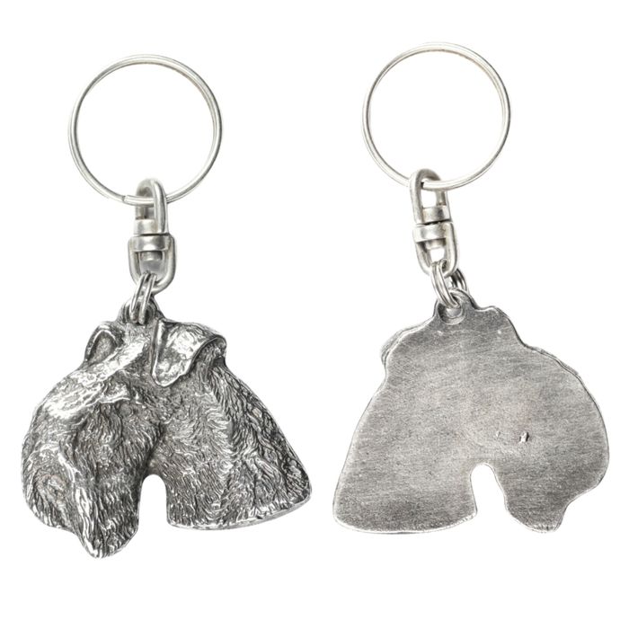 Lakeland Terrier brelok do kluczy posrebrzany Art-Dog