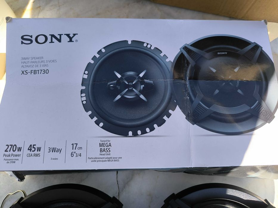 Colunas Auto Sony XS-FB1730 17cm 270W – Como Novas