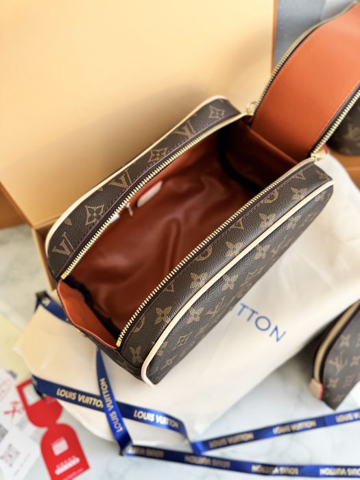 Косметичка Louis Vuitton Cosmetic, луі вітон коричнева, жіноча косметичка, органайзер