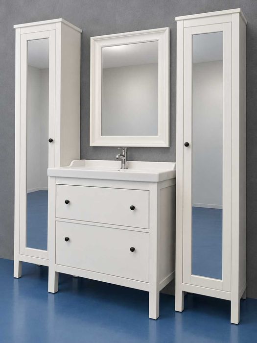 2x Słupek łazienkowy Ikea Hemnes