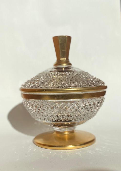 Bomboneira de cristal Bohemia