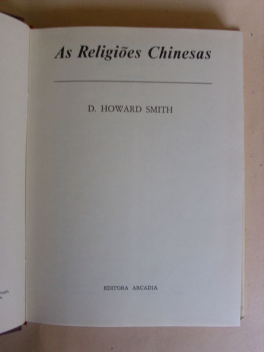 As Religiões Chinesas de D. Howard Smith