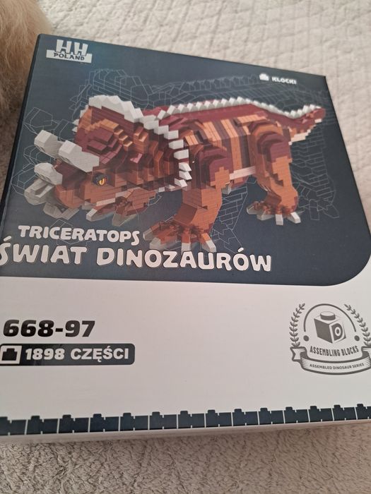 Nowe klocki świat dinozaurów