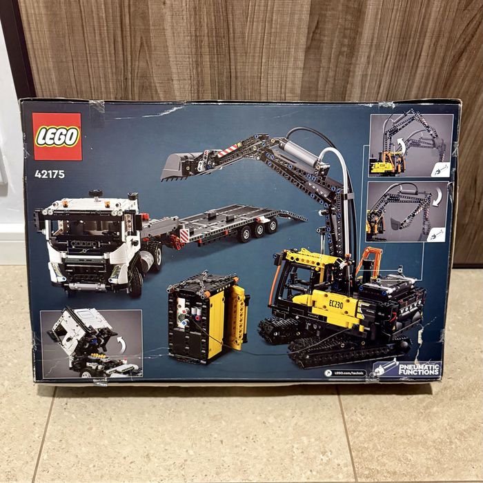 LEGO 42175 Technic - Ciężarówka volvo i koparka klocki nowe oryginalne