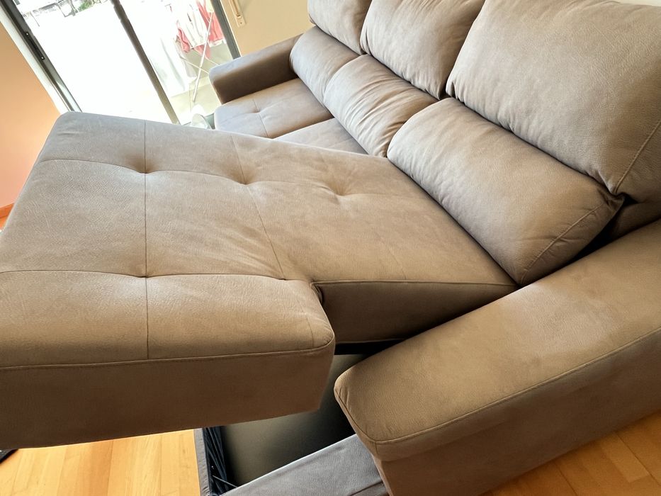 SOFA *NOVO Chaise longue NAHIA 4 lugares da conforama