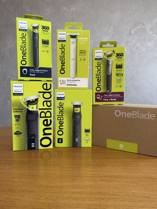 Philips OneBlade 360 тример, PRO 360, OneBlade Intimate