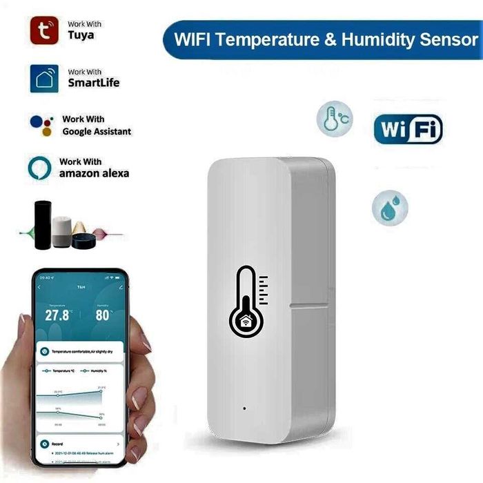 Czujnik  temperatury  WIFI TUYA SMART LIFE TH-8