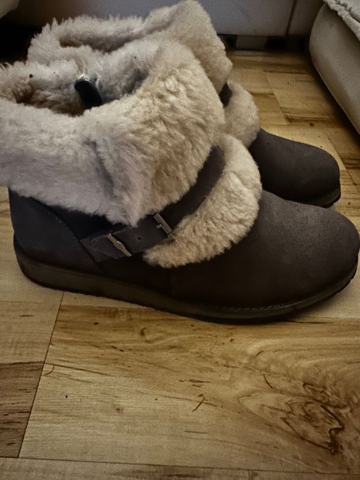 Buty zimowe z futerka Emu