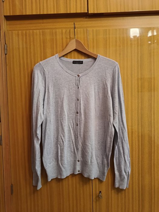 Kardigan damski jasnoniebieski 44 XL