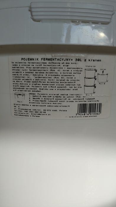 Pojemnik fermentacyjny
