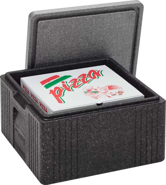 METRO Professional Thermobox Pizza Box, EPP, 20 l, czarno-szary