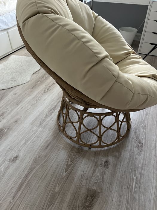 Fotel ogrodowy, balkon, obracany technorattan