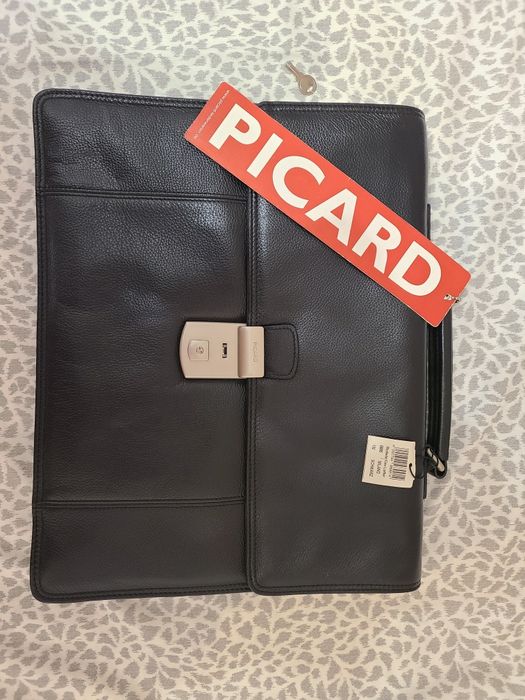Picard новий шкіряний портфель/сумка чоловіча оригінал