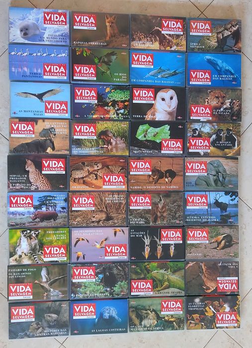 Colecção VHS Enciclopedia da Vida Selvagem