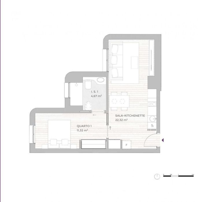 Apartamento T1 com piscina, Parque das Nações, Lisboa