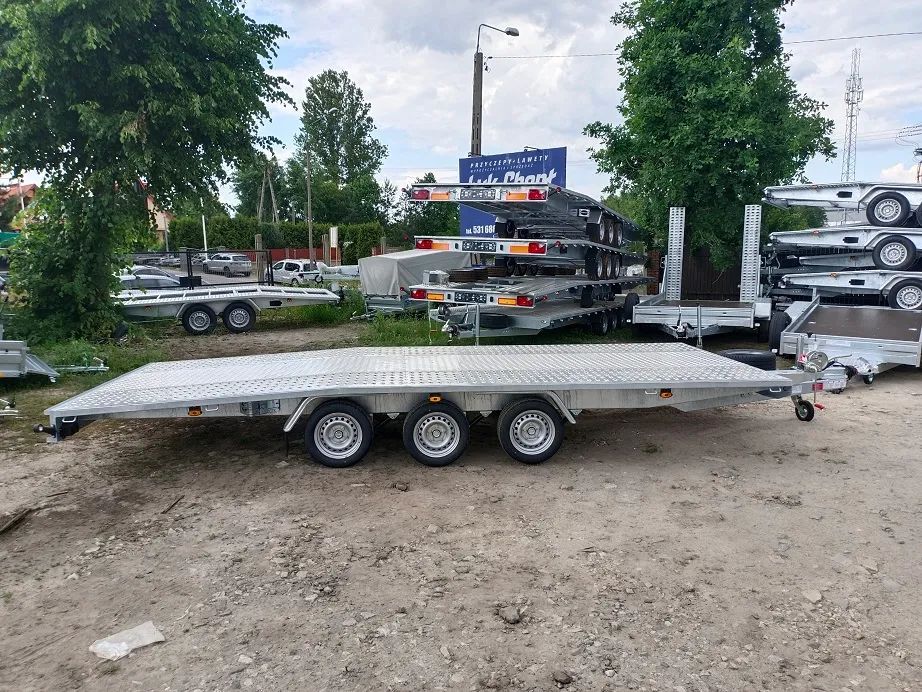 Niewiadów Jupiter 5,5 m 3 osie  Laweta Niewiadów Jupiter 5,5 x2,10 DMC 3500 kg 3 osie VDI
