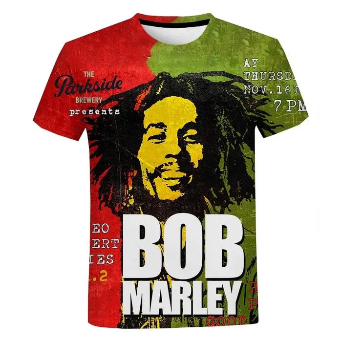 Koszulka Bob Marley, nowa