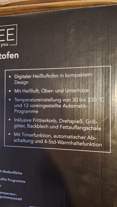 Cyfrowy piec na gorace powietrze