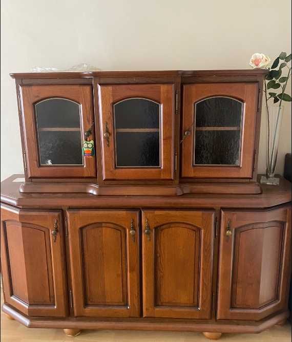 komoda drewniana z nadstawką