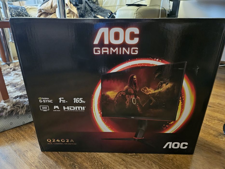 Monitor AOC WQHD 165Hz 24 cale Q24G2A/BK