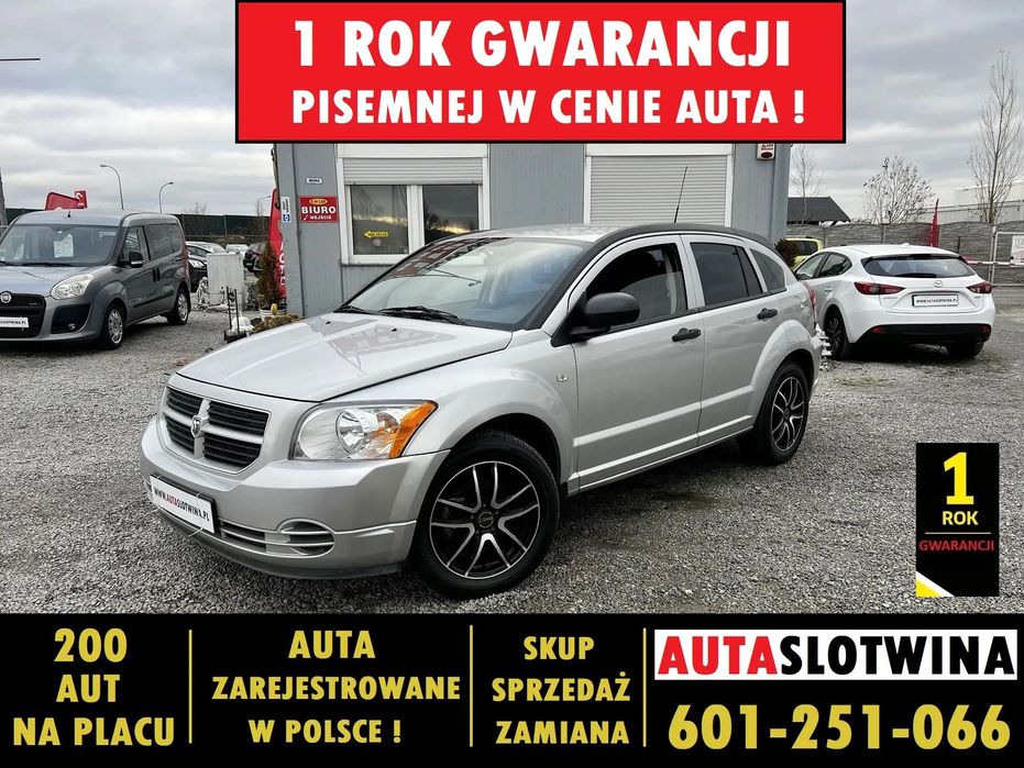 Dodge Caliber 1 ROK GWARANCJI W CENIE auta,klima,alu,centralny,isofix,ZAMIANA