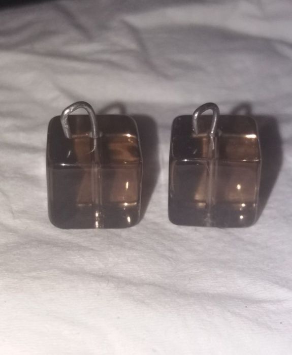 Dwa korale - kwarc dymny