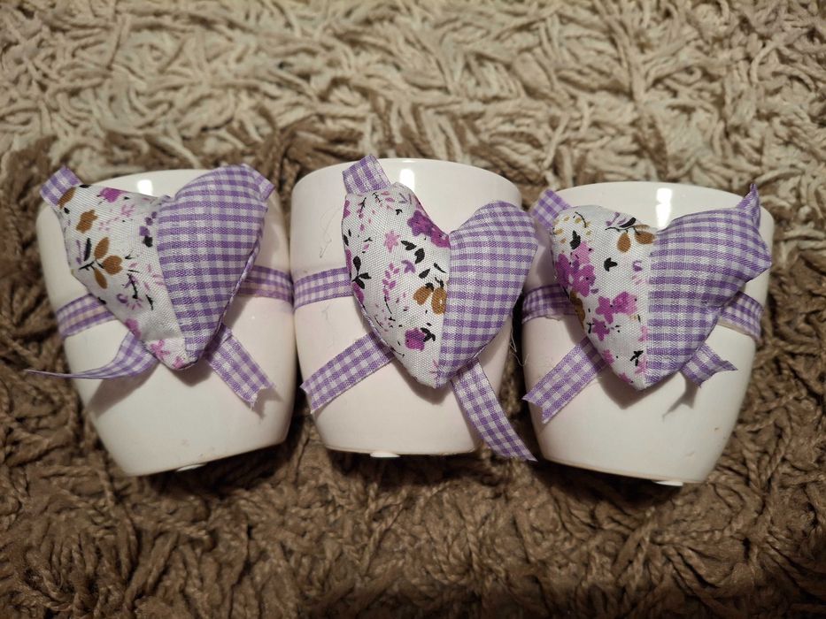 Doniczki ceramiczne małe 8sztuk