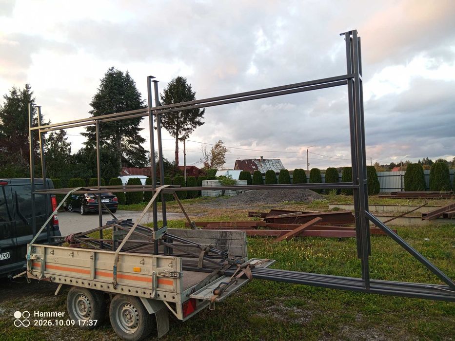 Garaż blaszany o wymiarach 5*3*2.60
