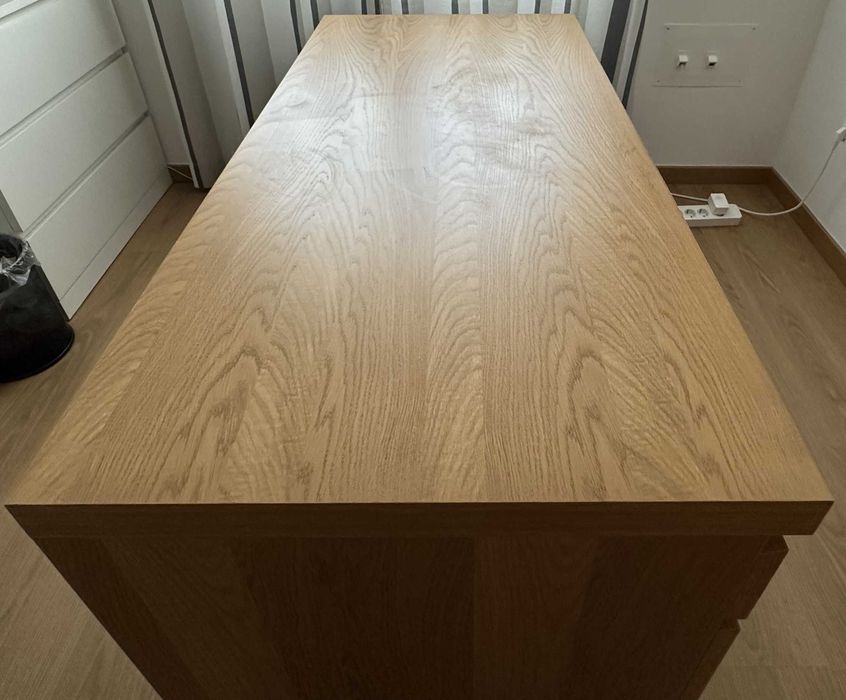 Secretária Ikea MALM Carvalho