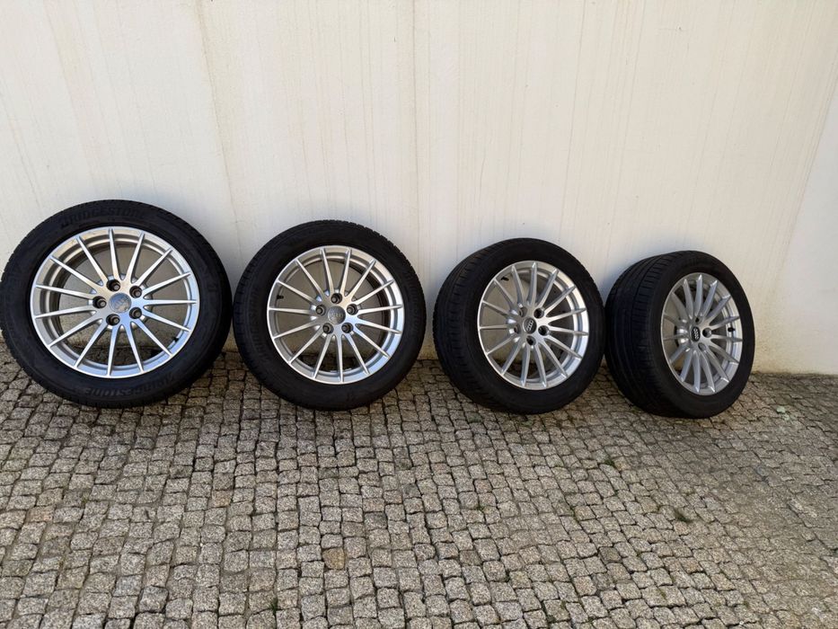 Jantes 17 Audi com pneus