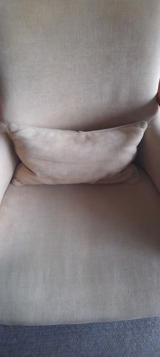 Cadeirão area beige modelo GOTTFRID