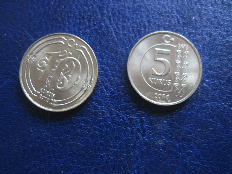 Монеты Турции новые