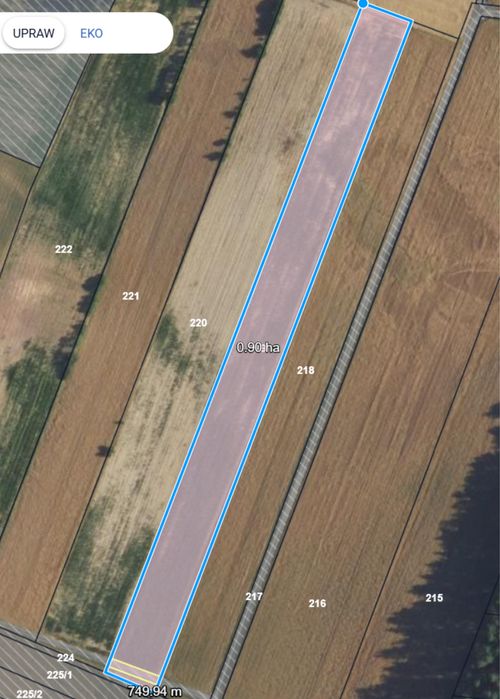 Działka rolna 0,93 ha – Rakowo-Czachy, gmina Piątnica