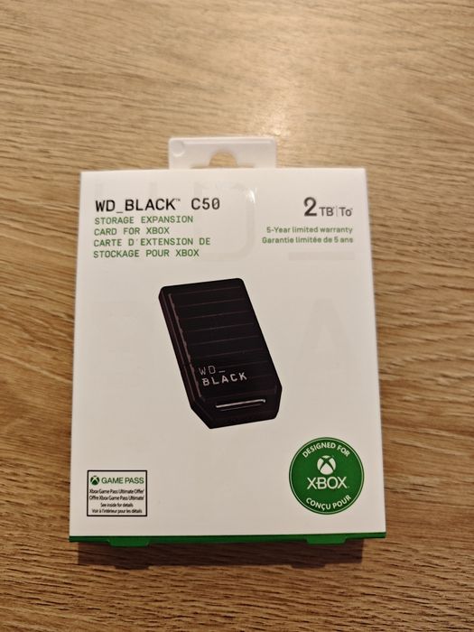 WD_BLACK C50 2TB  karta rozszerzenia pamięci do Xbox Series X|S – NOWA