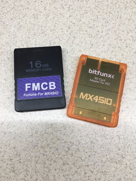 Карти пам'яті PlayStation 2 (FMCB + MX4SIO)