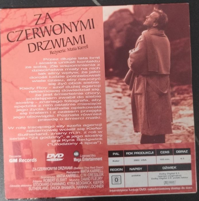 Film Dvd Za czerwonymi drzwiami