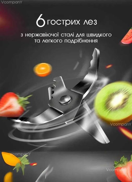 Мощный блендер 2 в 1 Вітек (1200 Вт) + Кофемолка | Измельчитель
