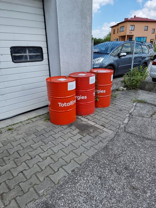 Beczka metalowa 200L na olej Paliwo