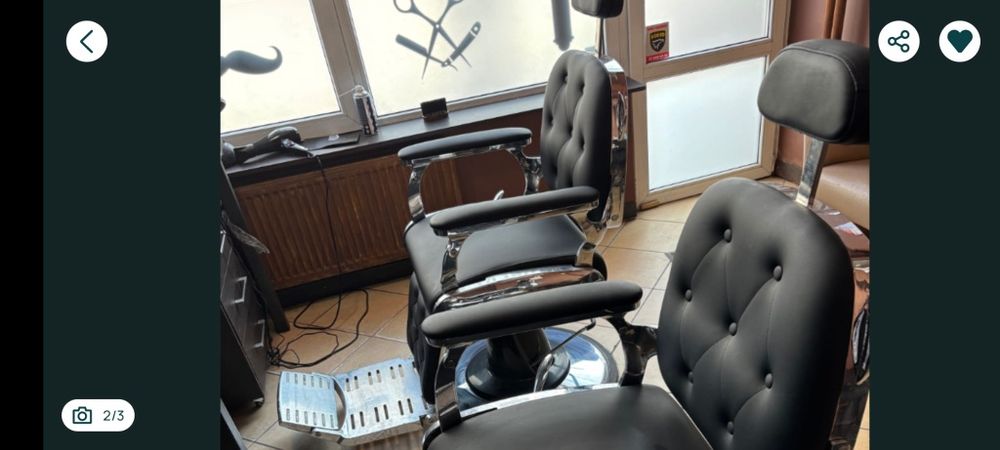 Komplet mebli barbershop