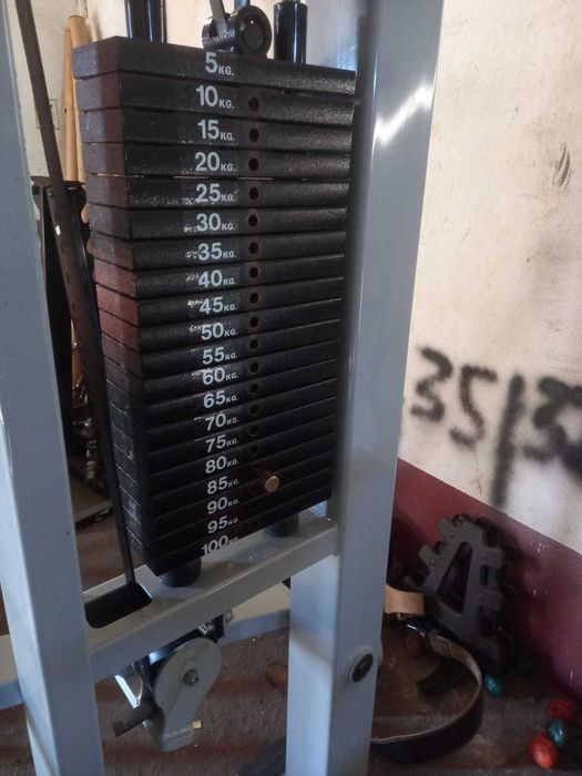 Gymagic-Maquina de fundos e elevações assistida GERVASPORT